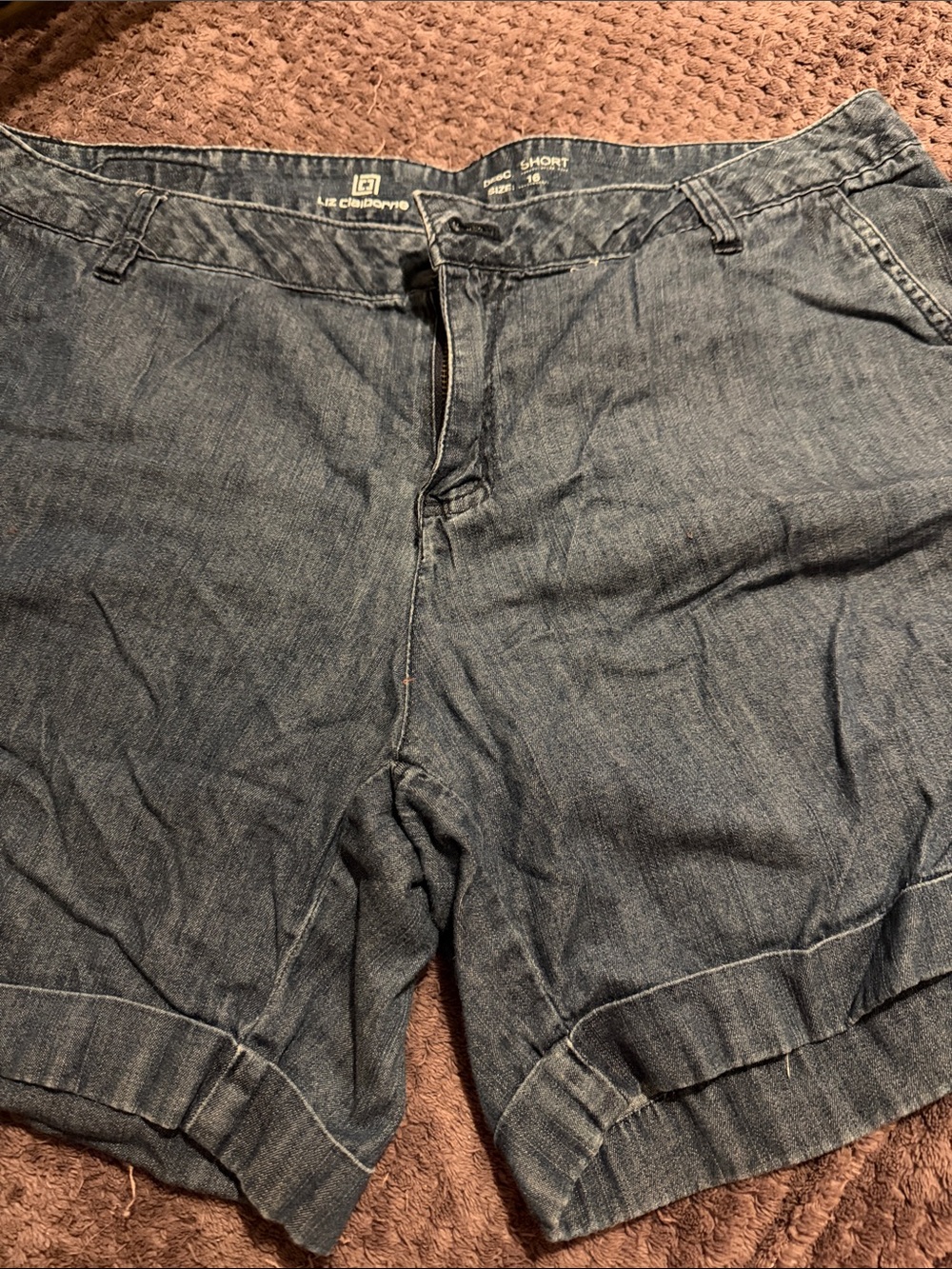Liz Claiborne Blue Denim Women's Jean Shorts